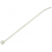 114-01879; Cable tie; L: 100mm; W: 2.5mm; polyamide; 80N; natural; Ømax: 22mm; HELLERMANNTYTON