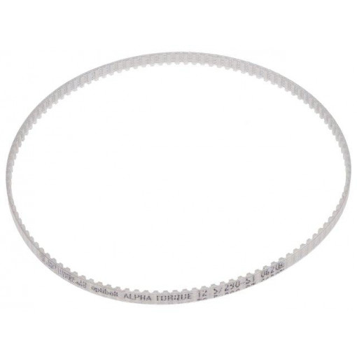 T2,5 290      477ZA; Timing belt; T2.5; W: 4mm; H: 1.3mm; Lw: 290mm; Tooth height: 0.7mm; OPTIBELT