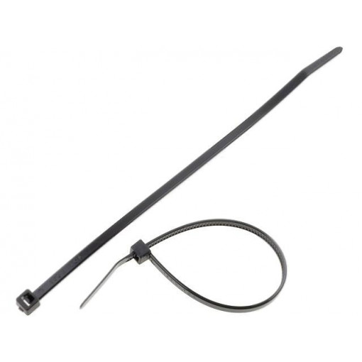 111-03210; Cable tie; L: 150mm; W: 3.5mm; polyamide; 135N; black; Ømax: 35mm; HELLERMANNTYTON