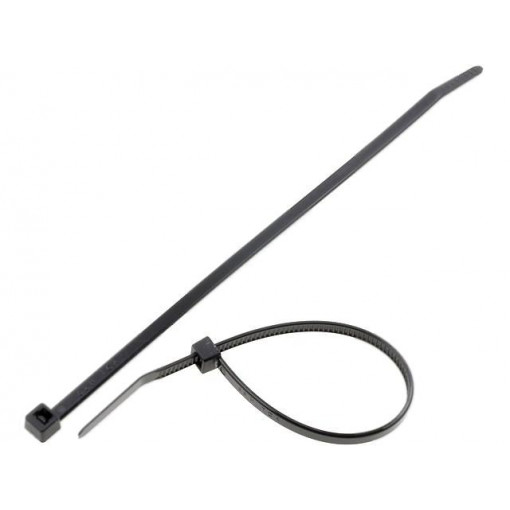 111-03260; Cable tie; L: 150mm; W: 3.5mm; polyamide; 135N; black; Ømax: 35mm; HELLERMANNTYTON