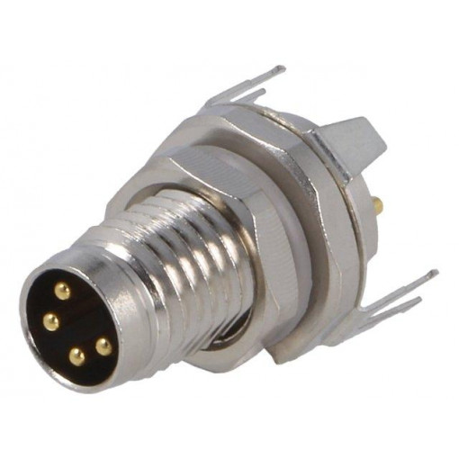 T4040034041-000; Connector: M8; male; PIN: 4; socket; IP67; 30V; 2.5÷4mm; TE Connectivity
