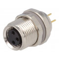 T4041017031-000; Connector: M8; female; PIN: 3; for panel mounting,front side nut; TE Connectivity