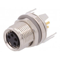 T4041037041-000; Connector: M8; female; PIN: 4; socket; IP67; 30V; Polarisation: A; TE Connectivity