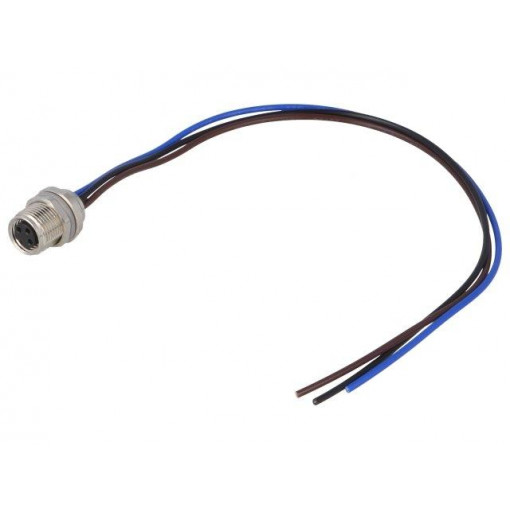 T4071017031-001; Connector: M8; 0.2m; female; PIN: 3; socket; IP67; 60V; TE Connectivity