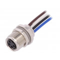 T4071017041-001; Connector: M8; 0.2m; female; PIN: 4; socket; IP67; 30V; TE Connectivity
