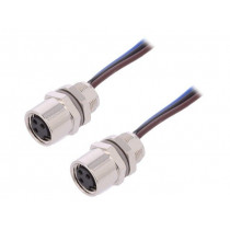 T4073014031-001; Connector: M8; Len: 0.2m; female; PIN: 3; socket; IP67; 60V; TE Connectivity