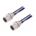 T4073014041-001; Connector: M8; Len: 0.2m; female; PIN: 4; socket; IP67; 30V; TE Connectivity