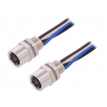 T4073014041-001; Connector: M8; Len: 0.2m; female; PIN: 4; socket; IP67; 30V; TE Connectivity