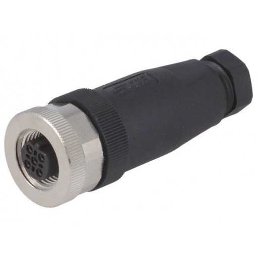 T4110401051-000; Plug; M12; PIN: 5; female; B code-Profibus; for cable; IP67; 60V; 4A; TE Connectivity