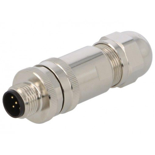 T4111411051-000; Plug; M12; PIN: 5; male; B code-Profibus; for cable; screw terminal; TE Connectivity