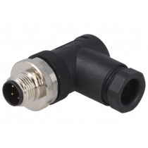 T4113002031-000; Plug; M12; PIN: 3; male; A code-DeviceNet / CANopen; for cable; TE Connectivity