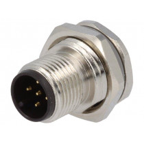T4130012051-000; Socket; M12; PIN: 5; male; A code-DeviceNet / CANopen; soldering; TE Connectivity