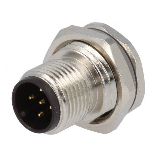 T4130012051-000; Socket; M12; PIN: 5; male; A code-DeviceNet / CANopen; soldering; TE Connectivity