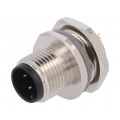T4132012031-000; Socket; M12; PIN: 3; male; A code-DeviceNet / CANopen; soldering; TE Connectivity