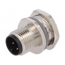T4132012041-000; Socket; M12; PIN: 4; male; A code-DeviceNet / CANopen; soldering; TE Connectivity