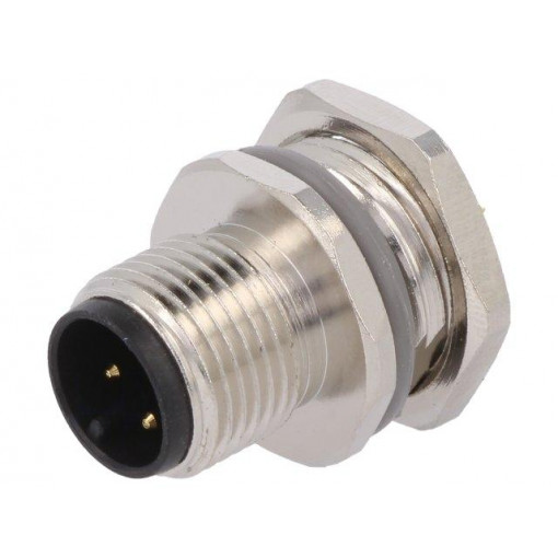 T4132012041-000; Socket; M12; PIN: 4; male; A code-DeviceNet / CANopen; soldering; TE Connectivity