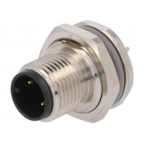 T4140012031-000; Socket; M12; PIN: 3; male; A code-DeviceNet / CANopen; THT; IP67; TE Connectivity