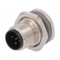 T4140012051-000; Socket; M12; PIN: 5; male; A code-DeviceNet / CANopen; THT; IP67; TE Connectivity
