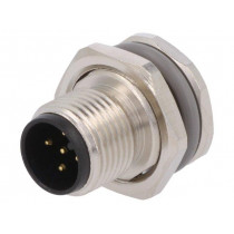 T4140012051-000; Socket; M12; PIN: 5; male; A code-DeviceNet / CANopen; THT; IP67; TE Connectivity