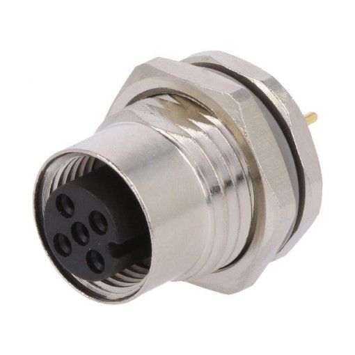 T4141012031-000; Socket; M12; PIN: 3; female; A code-DeviceNet / CANopen; THT; IP67; TE Connectivity