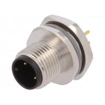 T4142012031-000; Socket; M12; PIN: 3; male; A code-DeviceNet / CANopen; THT; IP67; TE Connectivity