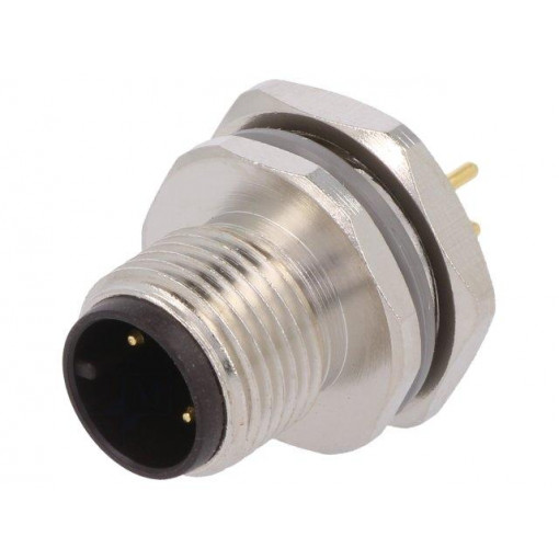 T4142012031-000; Socket; M12; PIN: 3; male; A code-DeviceNet / CANopen; THT; IP67; TE Connectivity