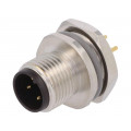 T4142012041-000; Socket; M12; PIN: 4; male; A code-DeviceNet / CANopen; THT; IP67; TE Connectivity