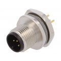 T4142012051-000; Socket; M12; PIN: 5; male; A code-DeviceNet / CANopen; THT; IP67; TE Connectivity