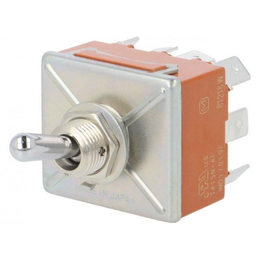 T415NAULCSAFJ; Switch: toggle; Pos: 2; 4PDT; ON-ON; 15A/250VAC; 15A/30VDC; -25÷85°C; PANASONIC
