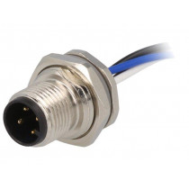 T4171010004-001; Socket; M12; PIN: 4; male; A code-DeviceNet / CANopen; cables; IP67; TE Connectivity