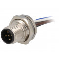 T4171010005-001; Socket; M12; PIN: 5; male; A code-DeviceNet / CANopen; cables; IP67; TE Connectivity