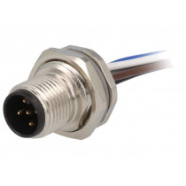 T4171010005-001; Socket; M12; PIN: 5; male; A code-DeviceNet / CANopen; cables; IP67; TE Connectivity