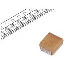 T491B336K006AT; Capacitor: tantalum; 33uF; 6.3VDC; SMD; Case: B; 1411; ±10%; KEMET