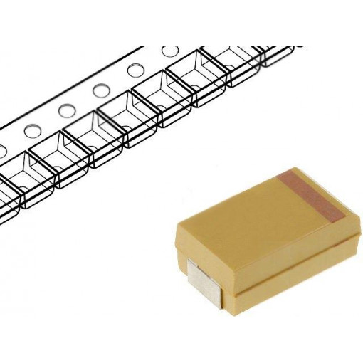T491D157K006AT; Capacitor: tantalum; 150uF; 6.3VDC; SMD; Case: D; 2917; ±10%; KEMET