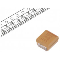 T494B106K016AT; Capacitor: tantalum; low ESR; 10uF; 16VDC; Case: B; 1411; ESR: 800mΩ; KEMET