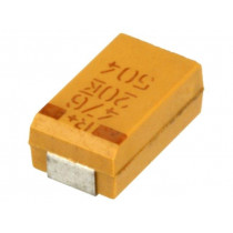 T495D476K020ATE100; Capacitor: tantalum; low ESR; 47uF; 20VDC; Case: D; 2917; ESR: 100mΩ; KEMET