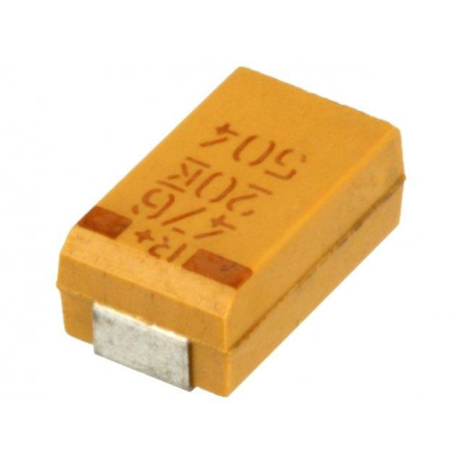 T495D476K020ATE100; Capacitor: tantalum; low ESR; 47uF; 20VDC; Case: D; 2917; ESR: 100mΩ; KEMET