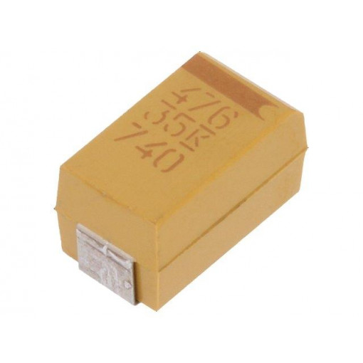 T495X476K035ATE200; Capacitor: tantalum; low ESR; 47uF; 35VDC; Case: X; 2917; ESR: 200mΩ; KEMET