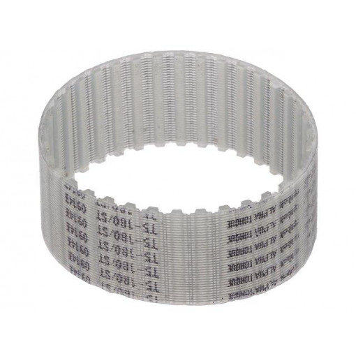 T5 180     2577ZA; Timing belt; T5; W: 25mm; H: 2.2mm; Lw: 180mm; Tooth height: 1.2mm; OPTIBELT