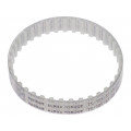 T5 185     1077ZA; Timing belt; T5; W: 10mm; H: 2.2mm; Lw: 185mm; Tooth height: 1.2mm; OPTIBELT