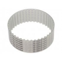 T5 200     2577ZA; Timing belt; T5; W: 25mm; H: 2.2mm; Lw: 200mm; Tooth height: 1.2mm; OPTIBELT