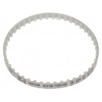 T5 220      677ZA; Timing belt; T5; W: 6mm; H: 2.2mm; Lw: 220mm; Tooth height: 1.2mm; OPTIBELT