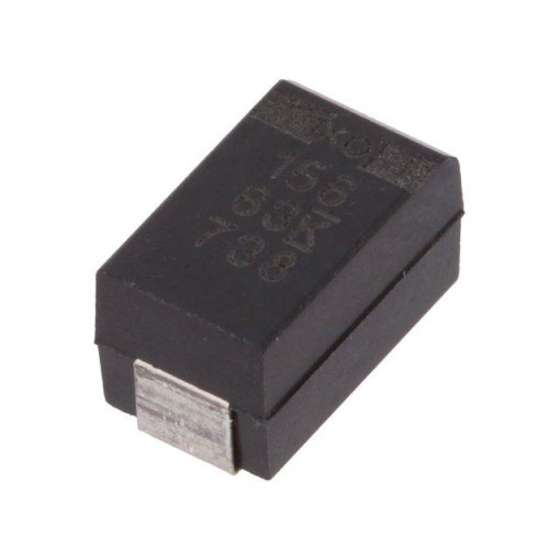 T521X156M063ATE035; Capacitor: tantalum-polymer; 15uF; 63VDC; Case: X; 2917; ESR: 35mΩ; KEMET