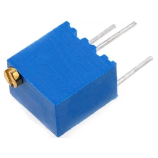 T63YB104KT20; Potentiometer: mounting; multiturn; 100kΩ; 250mW; ±10%; linear; VISHAY