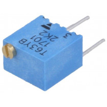 T63YB222KT20; Potentiometer: mounting; multiturn; 2.2kΩ; 250mW; ±10%; linear; VISHAY