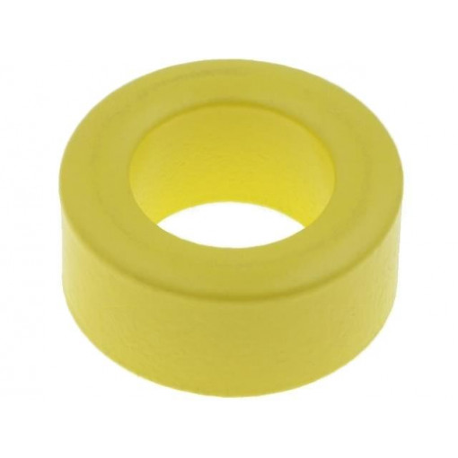 T80-26B; Ferrite: toroidal; L: 9.5mm; Øint: 12.6mm; Øout: 20.2mm; 71nH; MICROMETALS