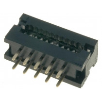 T8061000001NEU; IDC transition; PIN: 10; IDC,THT; for ribbon cable; 1.27mm; 1A; AMPHENOL