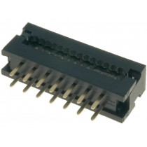 T8061400001NEU; IDC transition; PIN: 14; IDC,THT; for ribbon cable; 1.27mm; 1A; AMPHENOL