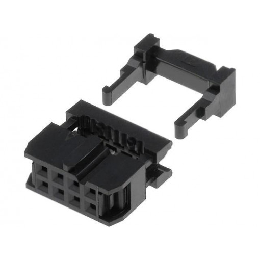 T812108A101CEU; Plug; IDC; female; PIN: 8; IDC; for ribbon cable; 1.27mm; Layout: 2x4; AMPHENOL