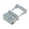 T812010A201CEU; Plug; IDC; female; PIN: 10; IDC; for ribbon cable; 1.27mm; AMPHENOL